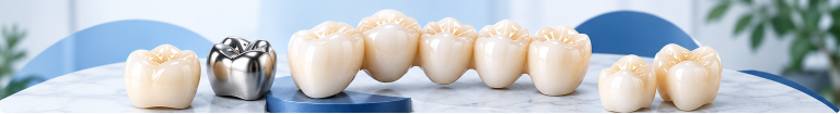 Dental Crowns and Bridges: Types, Materials, and Applications