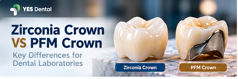 Zirconia Crown vs PFM Crown: Key Differences