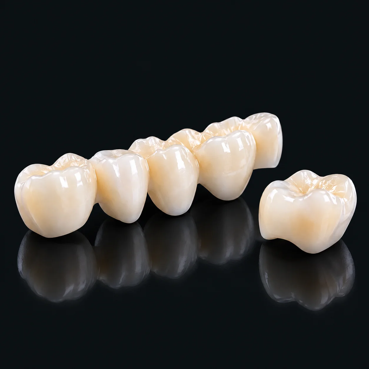 Zirconia crown and bridge restorations